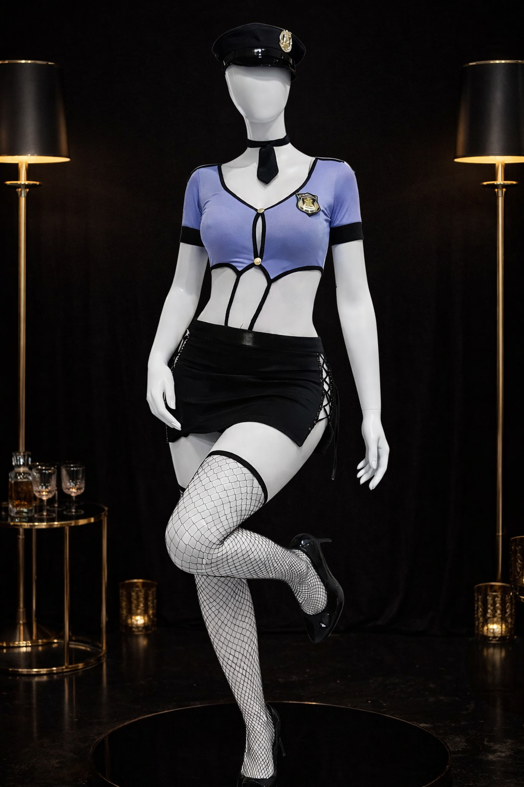 Midnight Police Chic Set