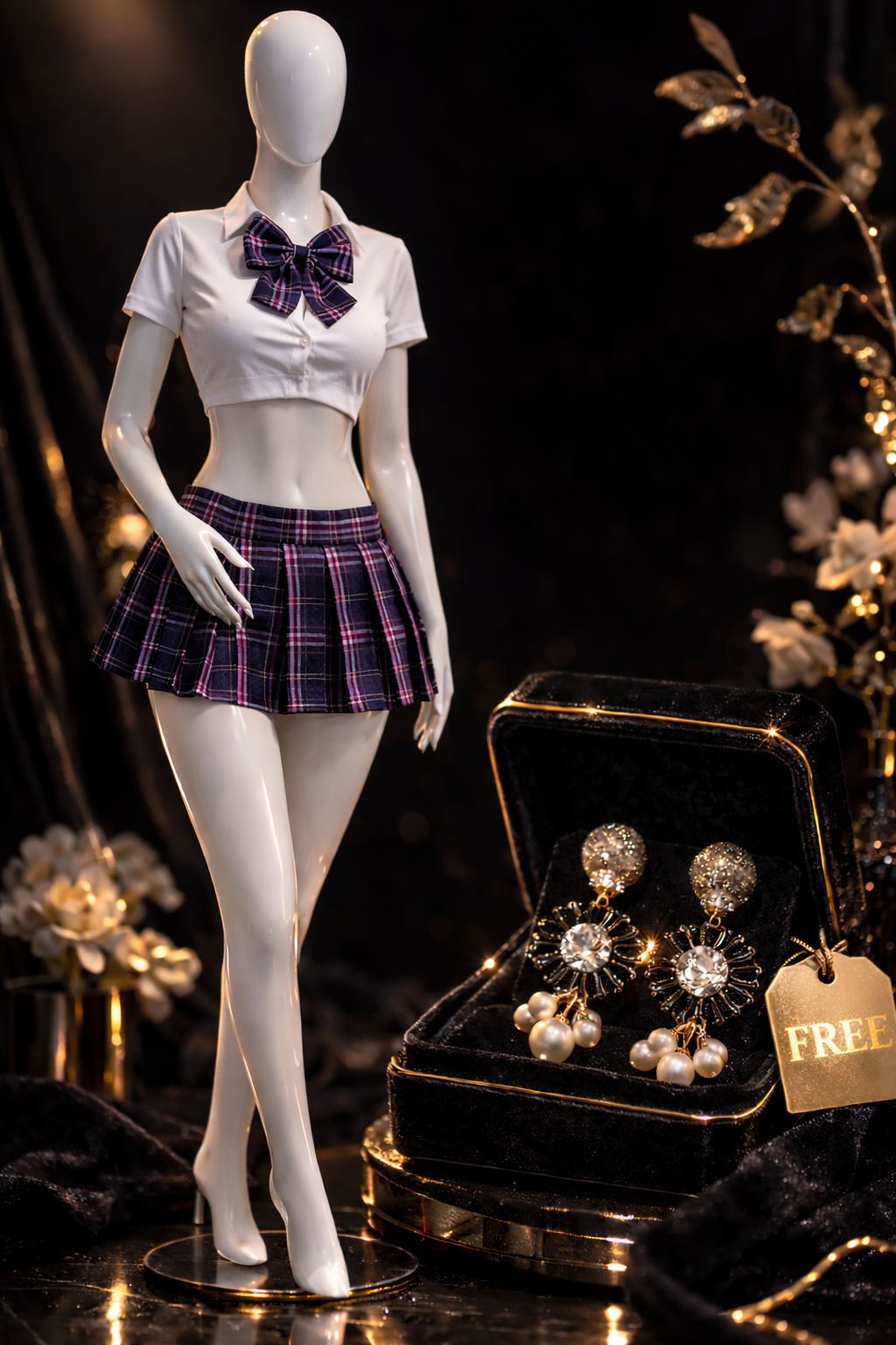 Chic Schoolgirl Set Combo