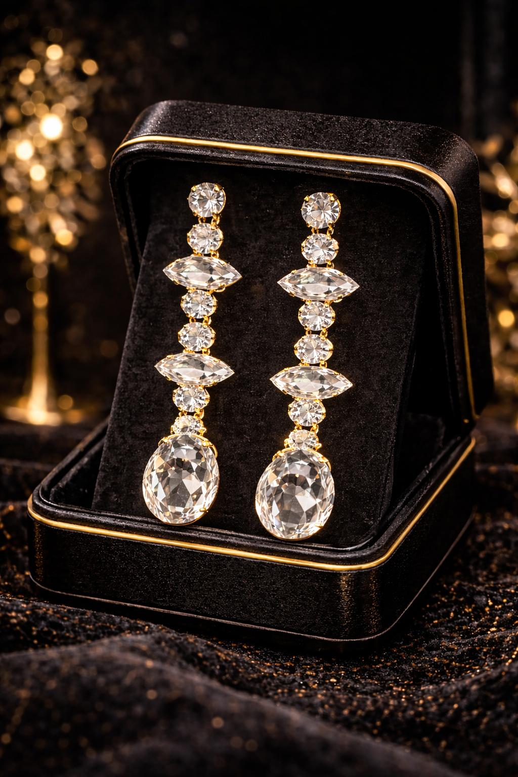 Crystal Drop Earrings