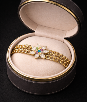 Floral Charm Bracelet