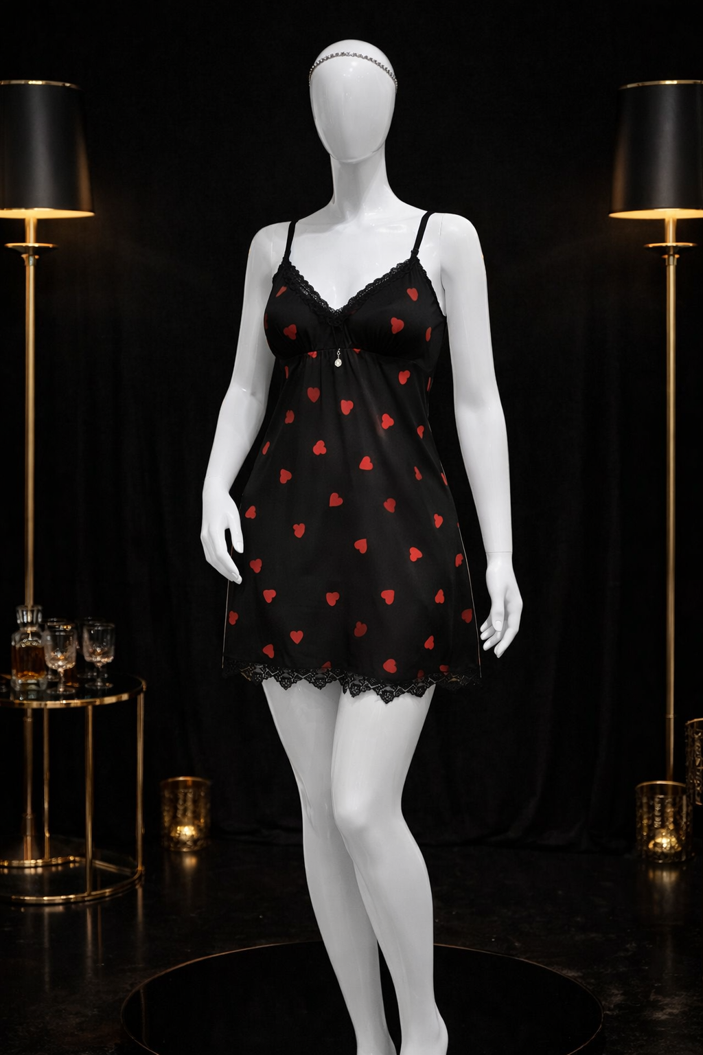 Midnight Heart Nightdress