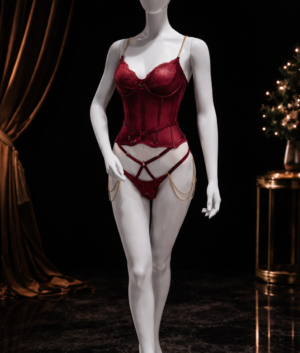 Ruby Luxe Corset Set