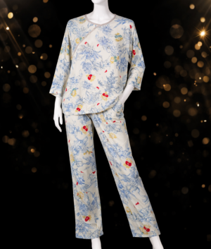 Soft Floral Night Suit