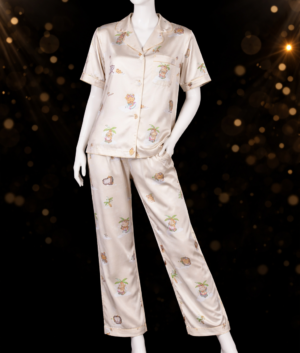 Tropical Bliss Satin Nightwear