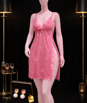 Pink Lace Nightdress