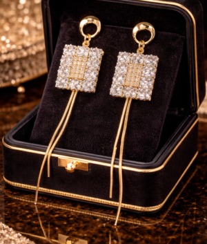 Crystal Square Tassels