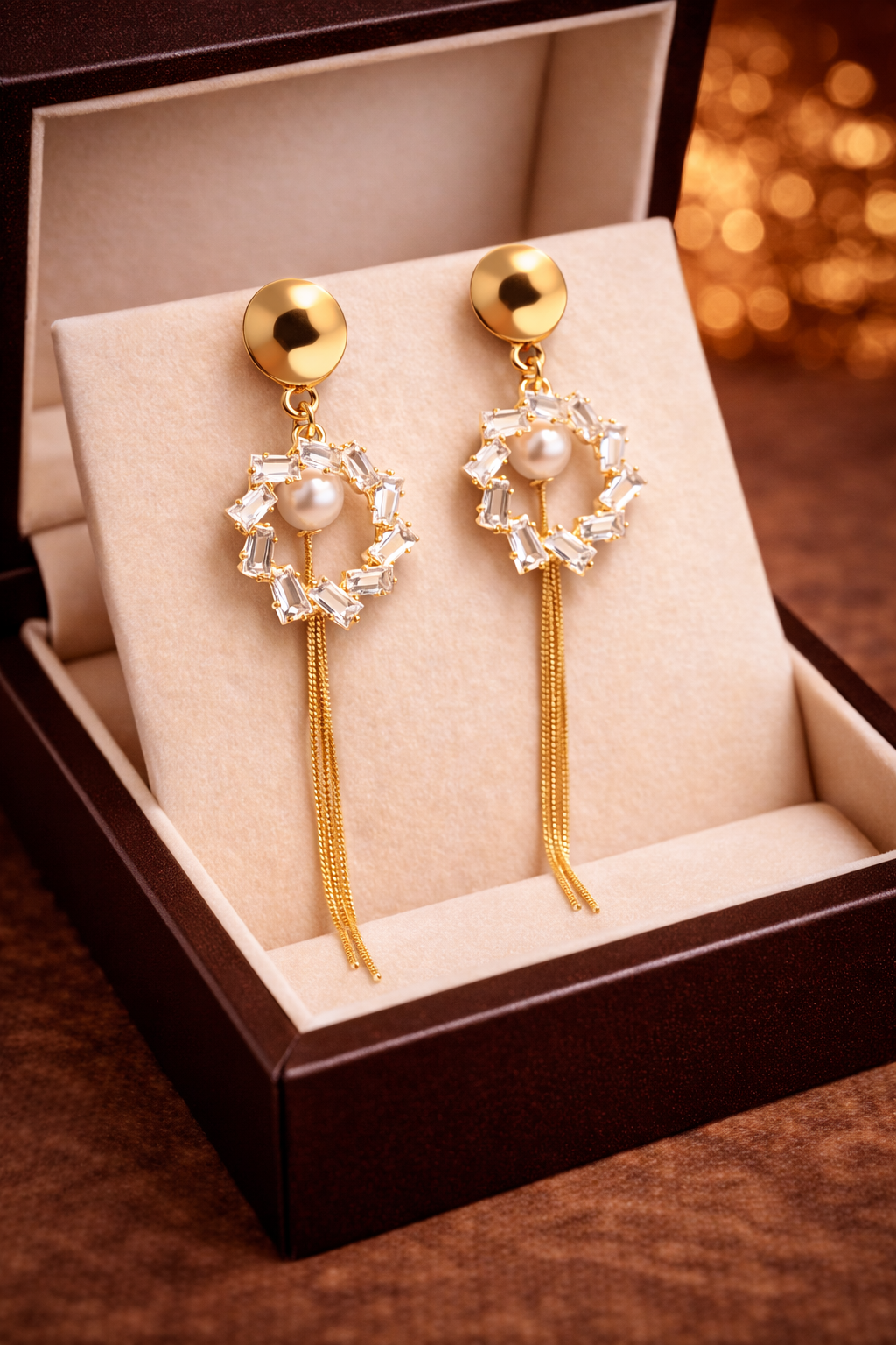 Golden Pearl Tassels