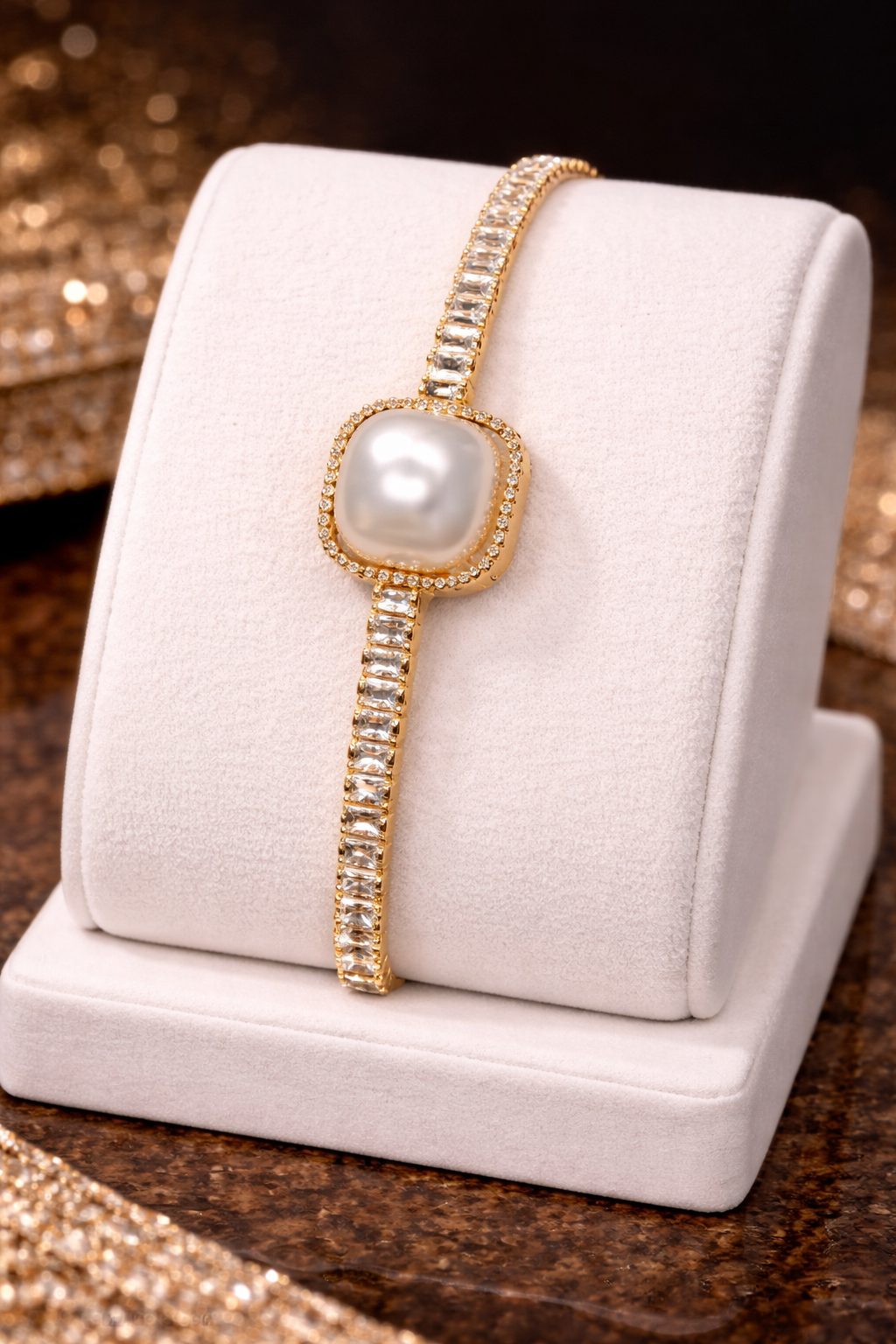 Pearl Glow Tennis Bracelet