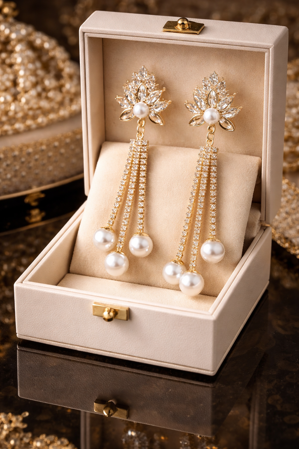 Golden Pearl Tassels