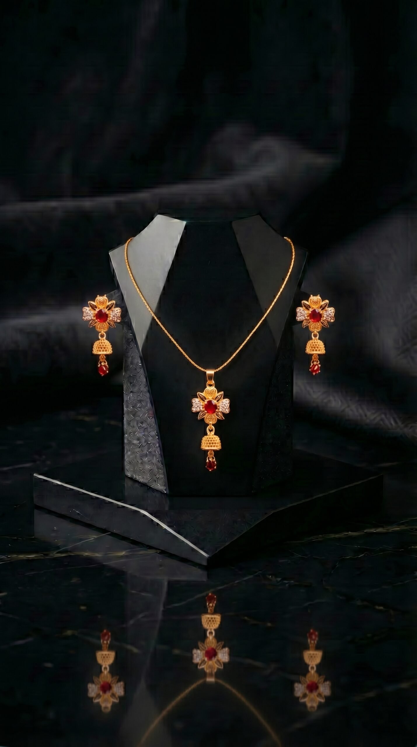 Royal Ruby Charm Set